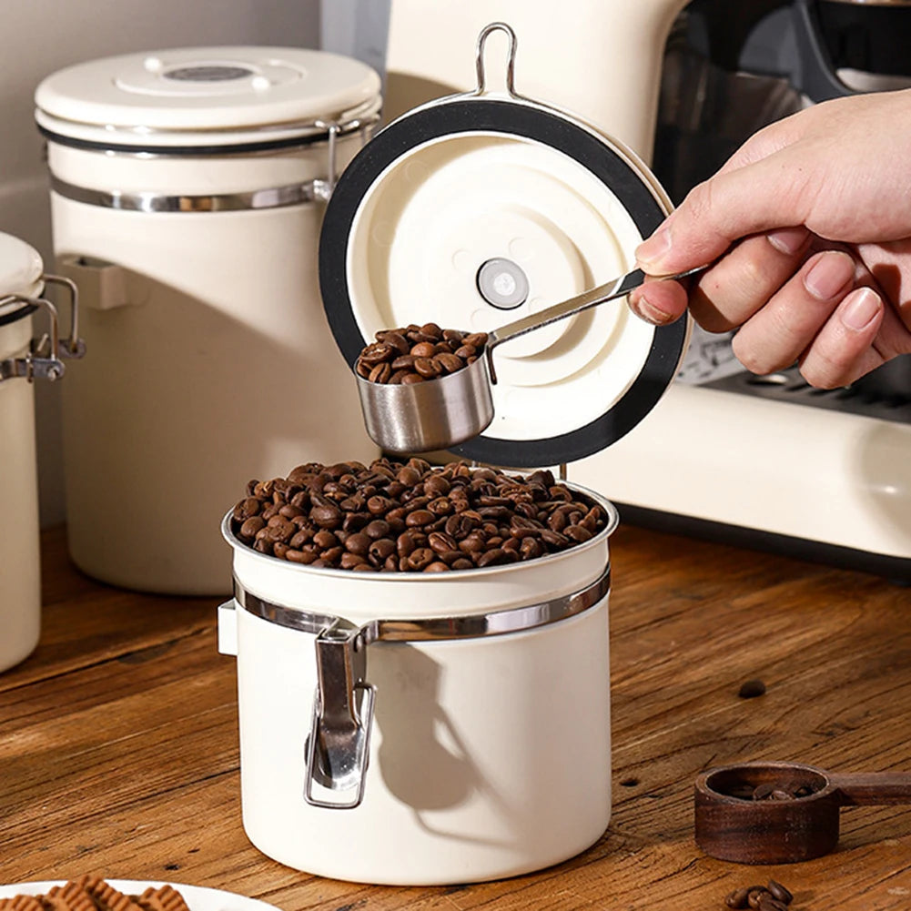 Stainless Steel Food Storage Jar – Vacuum Sealed