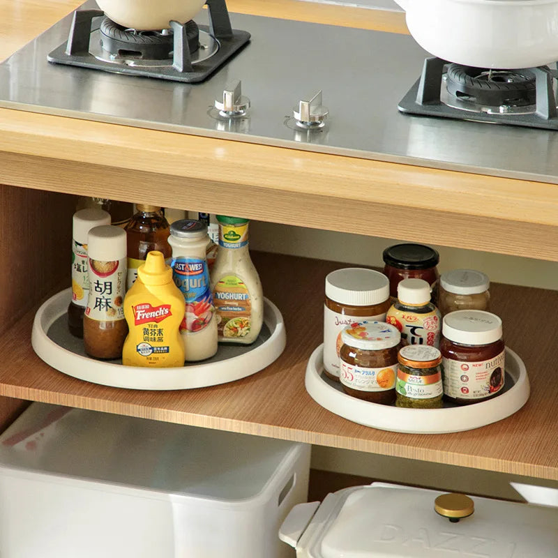 360° Rotating Kitchen Organizer Tray – 1 to 4 Pieces