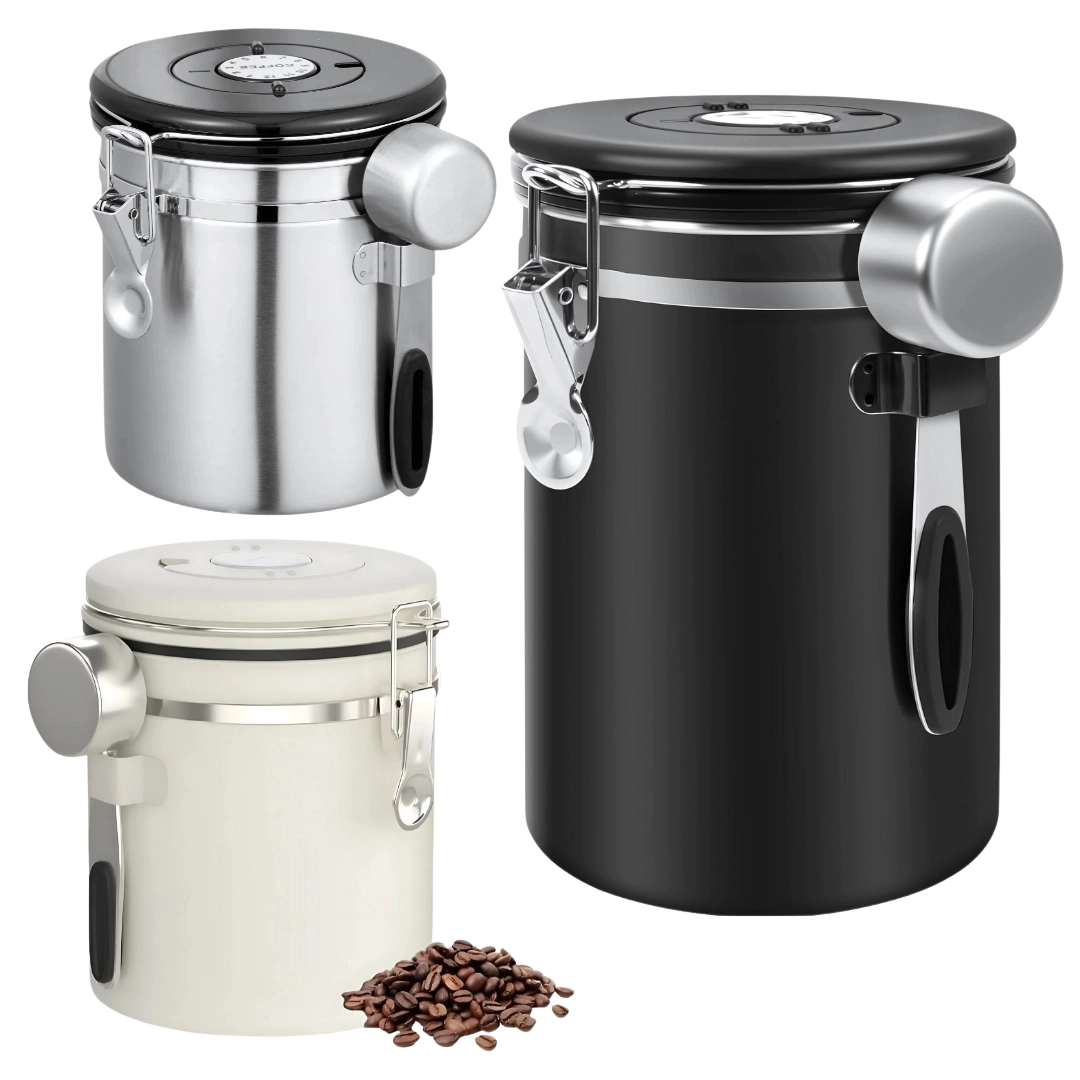 Stainless Steel Food Storage Jar – Vacuum Sealed