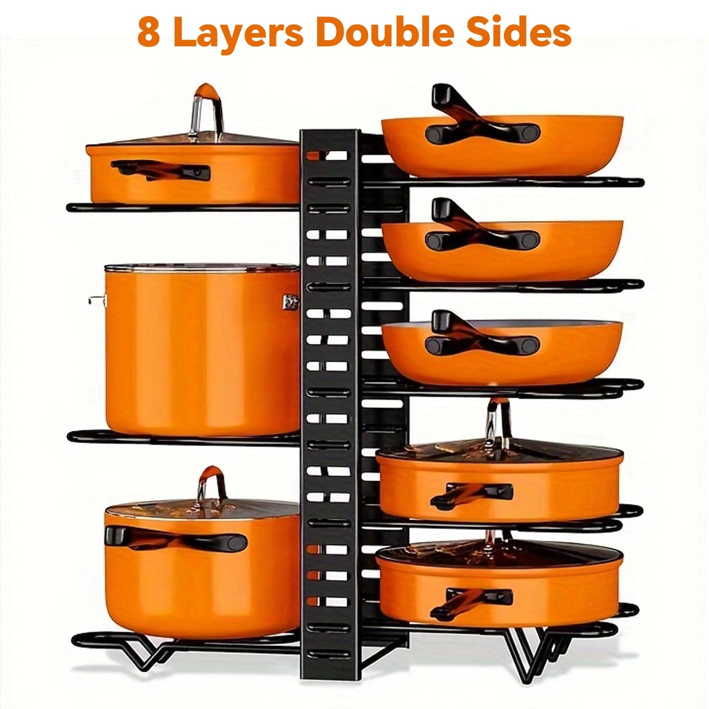 Tier Pot Rack Organizer – Space-Saving Kitchen Shelf