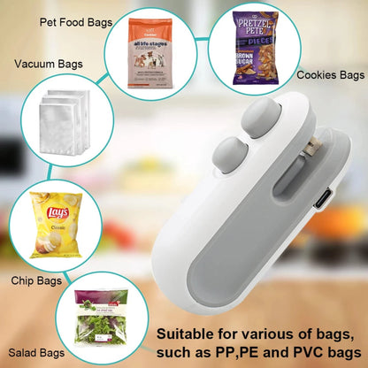 Mini Heat Sealer for Plastic Food Bags – Reseal & Preserve