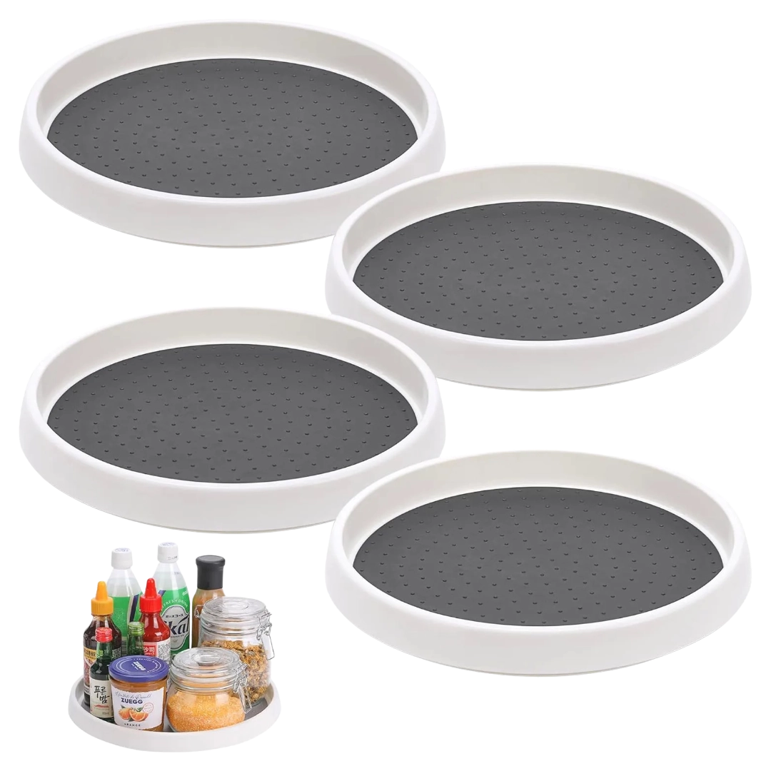 360° Rotating Kitchen Organizer Tray – 1 to 4 Pieces