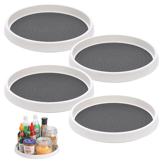 360° Rotating Kitchen Organizer Tray – 1 to 4 Pieces