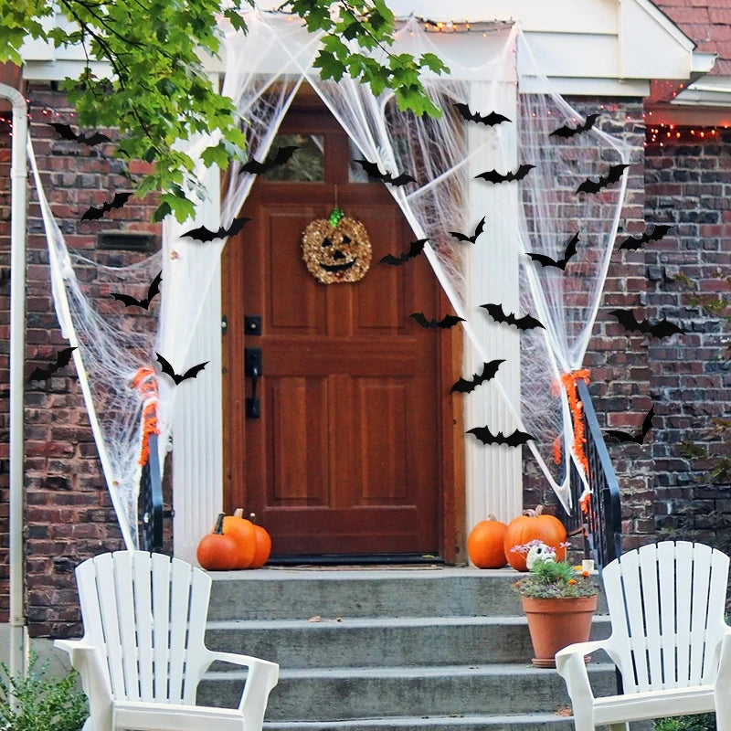 Bat Wall Stickers for Halloween – 120PCS