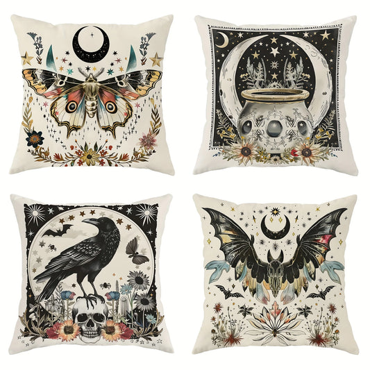 Throw Pillow Covers – Gothic Decor Set