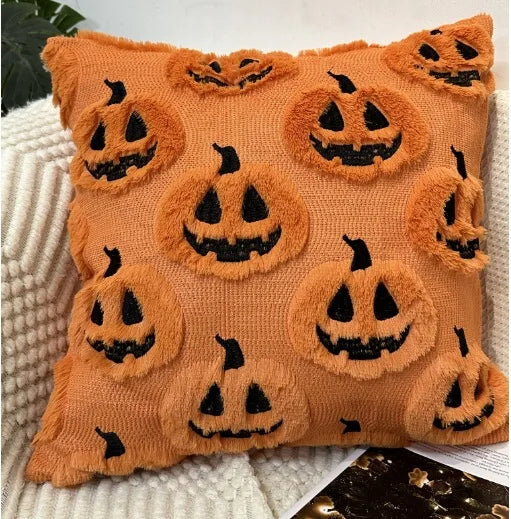 Halloween Throw Pillow Cover – 18x18 inch Decorative Case