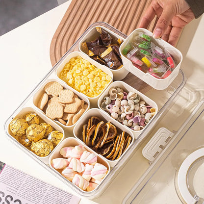 Snack Organizer Box with Lid – Travel or Fridge
