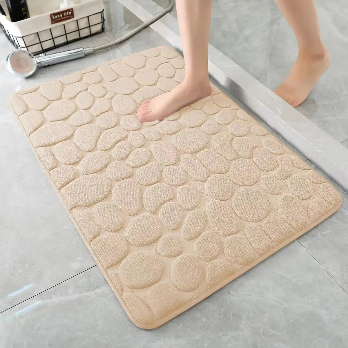 HushMat™ – Anti-Slip Bathroom Rug with Quick Drying Comfort