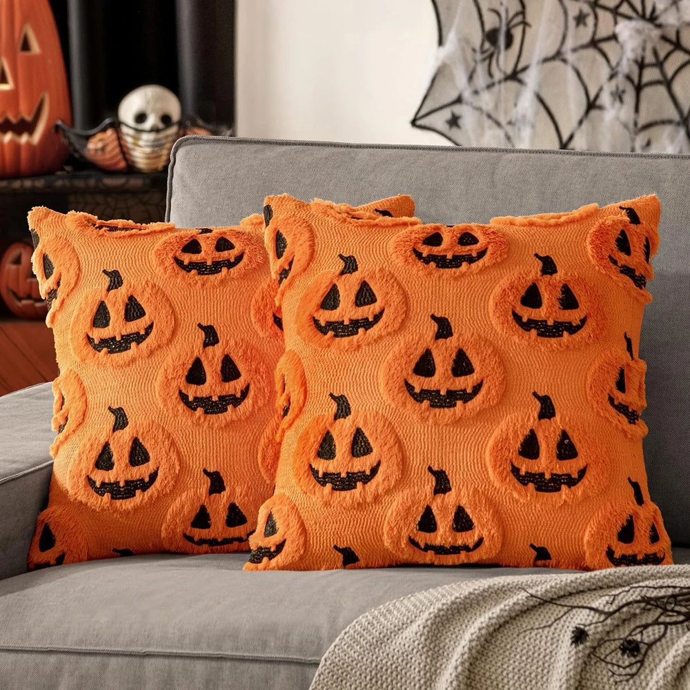 Halloween Throw Pillow Cover – 18x18 inch Decorative Case