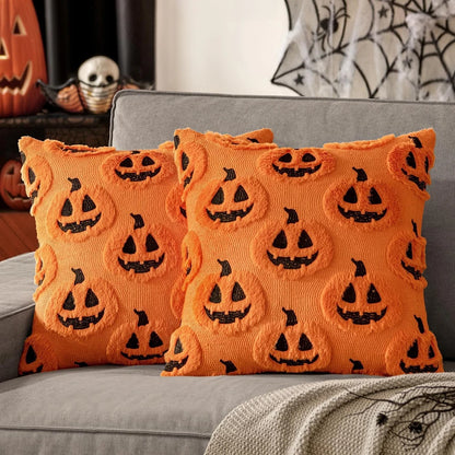 Halloween Throw Pillow Cover – 18x18 inch Decorative Case