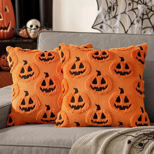 Halloween Throw Pillow Cover – 18x18 inch Decorative Case