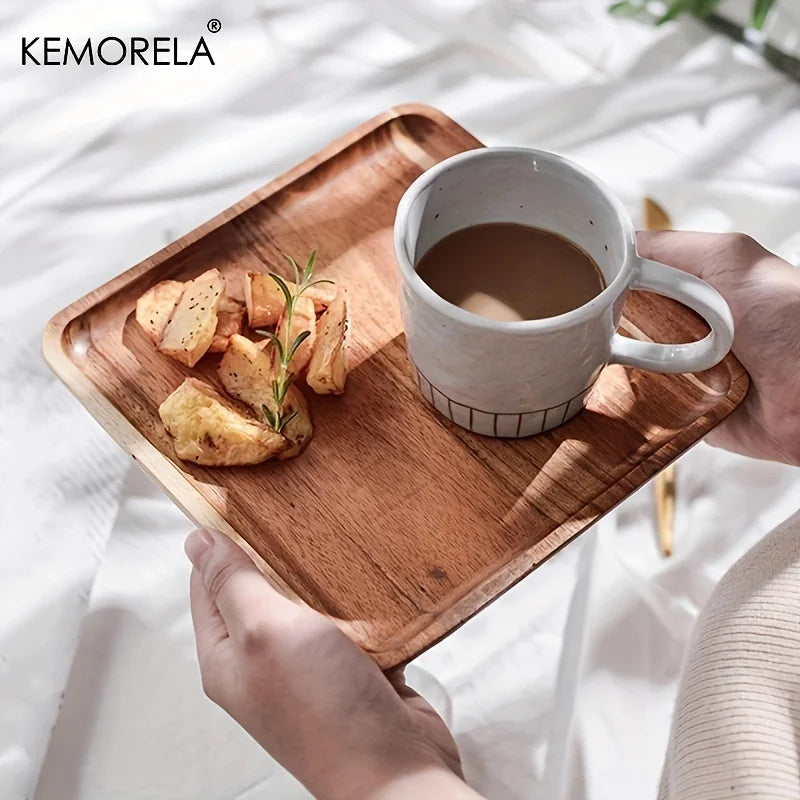Acacia Wood Coffee & Tea – Serving Tray