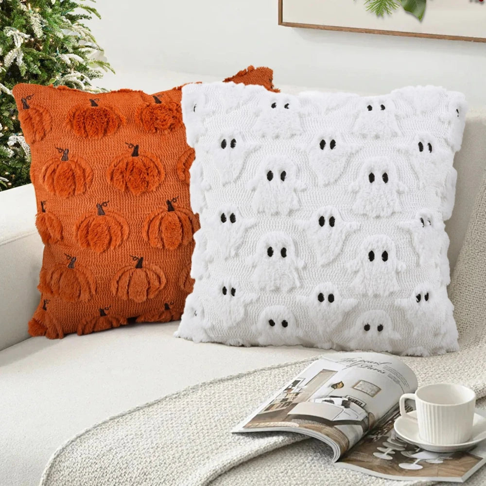 Halloween Throw Pillow Cover – 18x18 inch Decorative Case