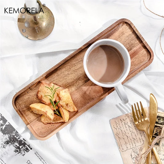 Acacia Wood Coffee & Tea – Serving Tray