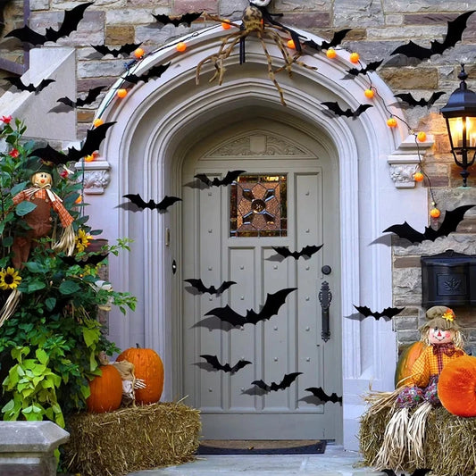 Bat Wall Stickers for Halloween – 120PCS
