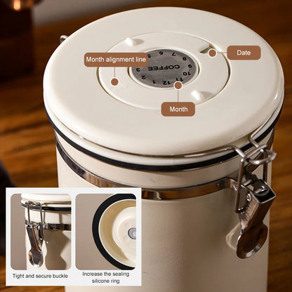 Stainless Steel Food Storage Jar – Vacuum Sealed