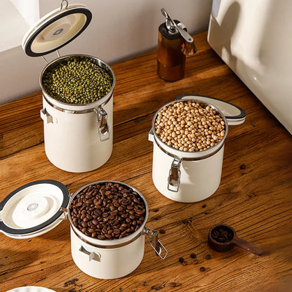 Stainless Steel Food Storage Jar – Vacuum Sealed