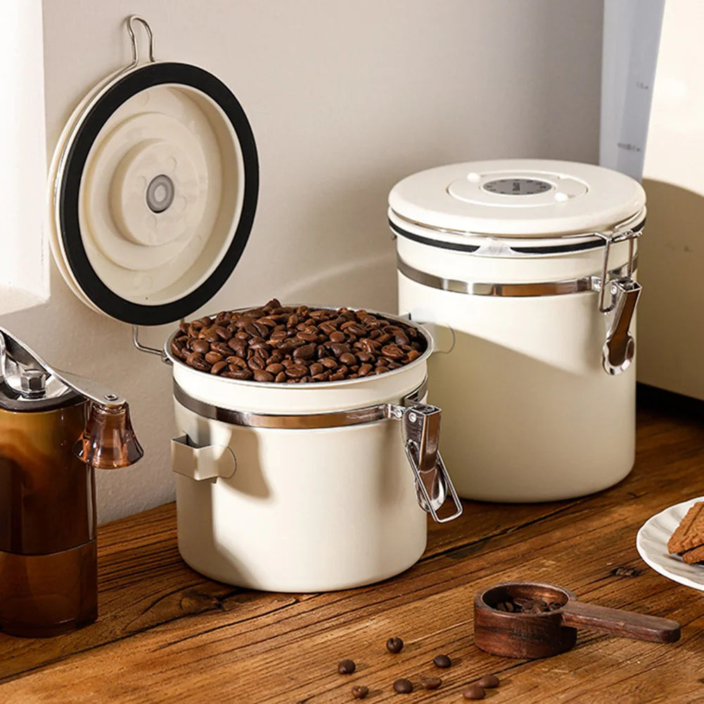 Stainless Steel Food Storage Jar – Vacuum Sealed