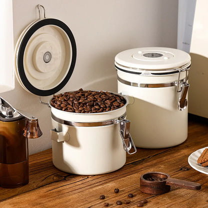 Stainless Steel Food Storage Jar – Vacuum Sealed
