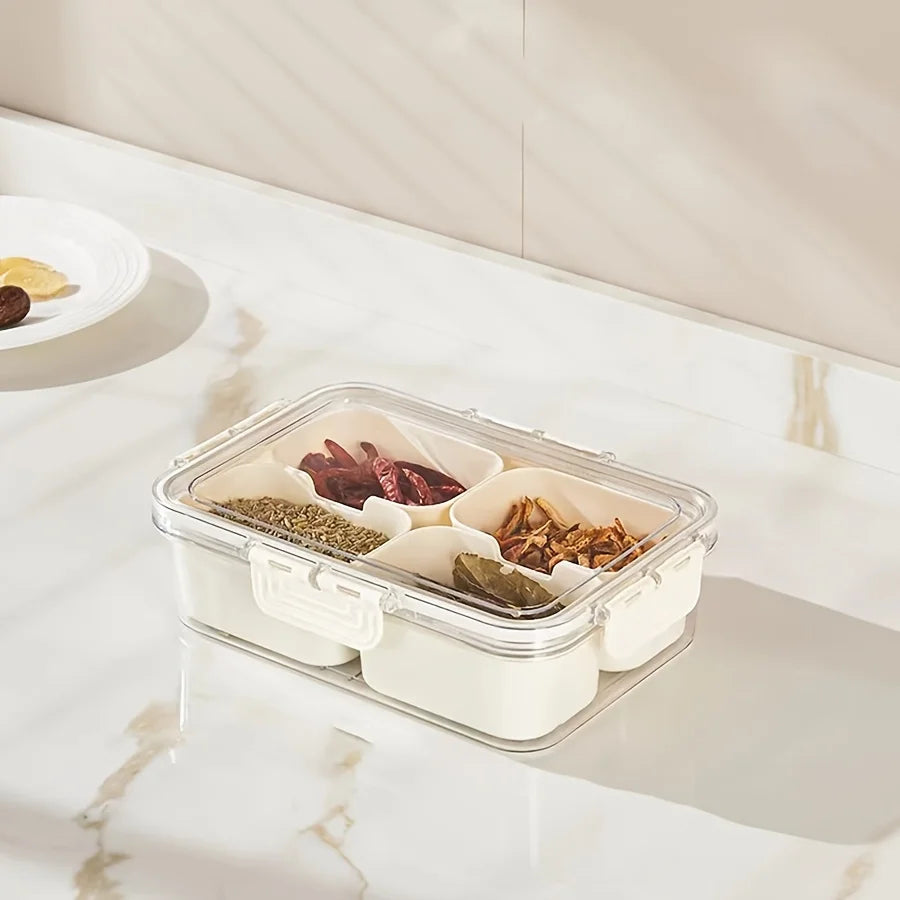 Snack Organizer Box with Lid – Travel or Fridge
