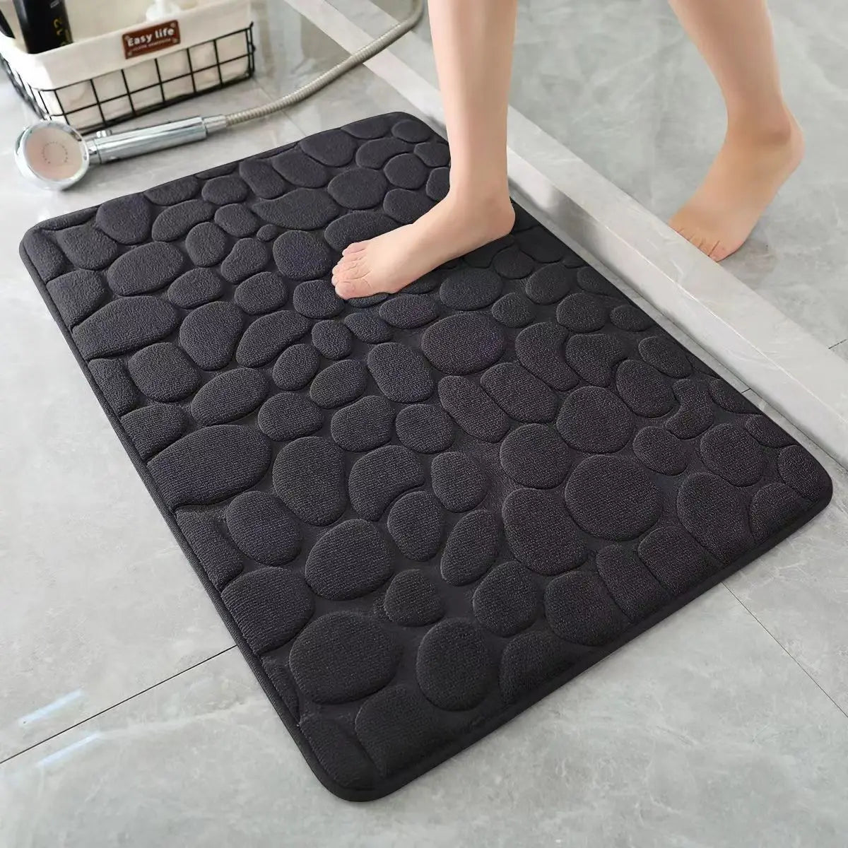 HushMat™ – Anti-Slip Bathroom Rug with Quick Drying Comfort