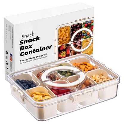 Snack Organizer Box with Lid – Travel or Fridge