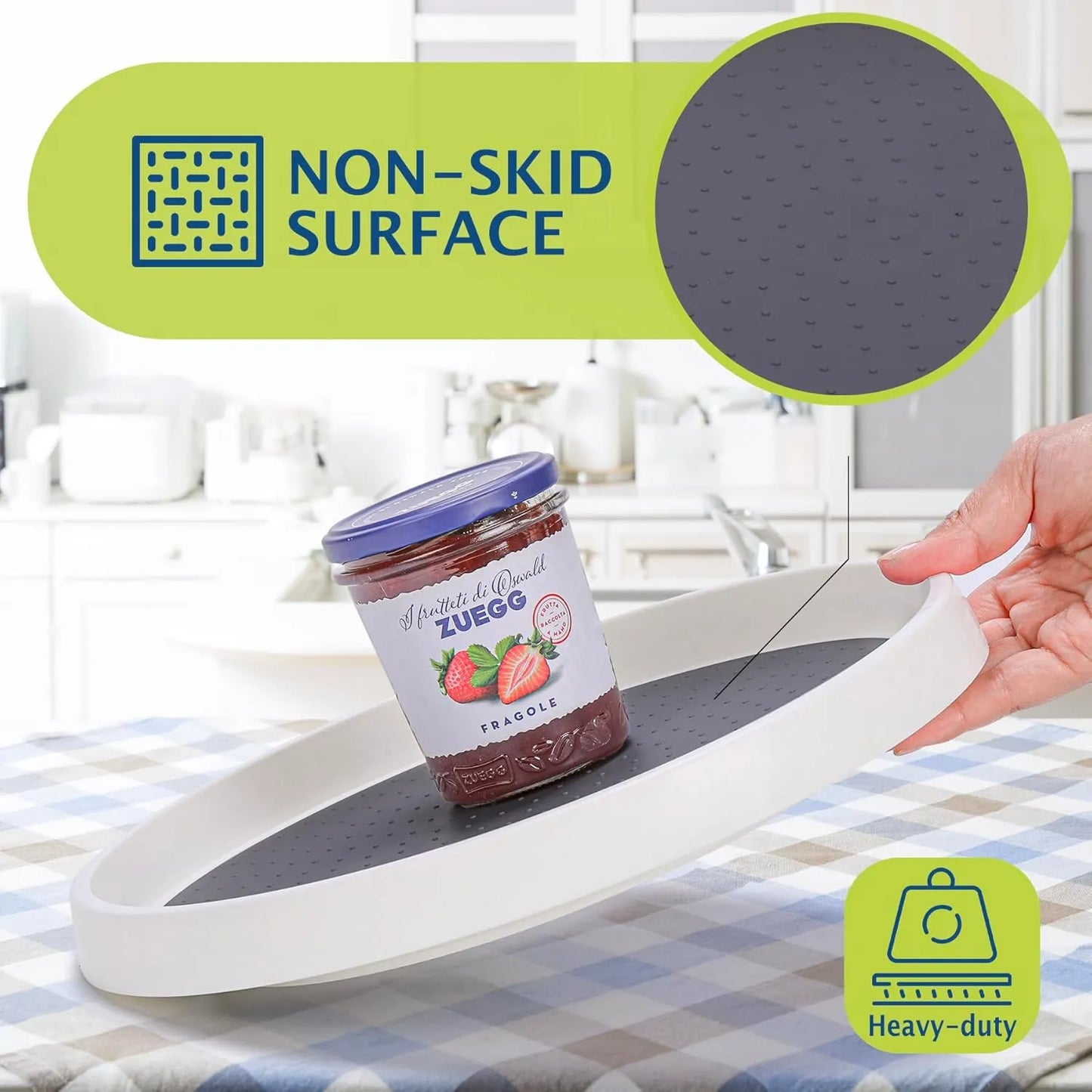 360° Rotating Kitchen Organizer Tray – 1 to 4 Pieces