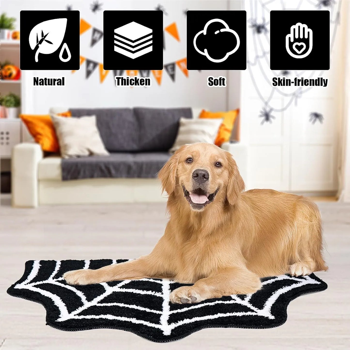 Halloween Floor Mat – Soft Absorbent Door or Bathroom Rug