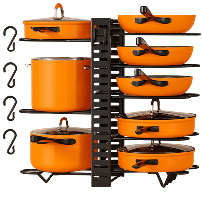 Tier Pot Rack Organizer – Space-Saving Kitchen Shelf