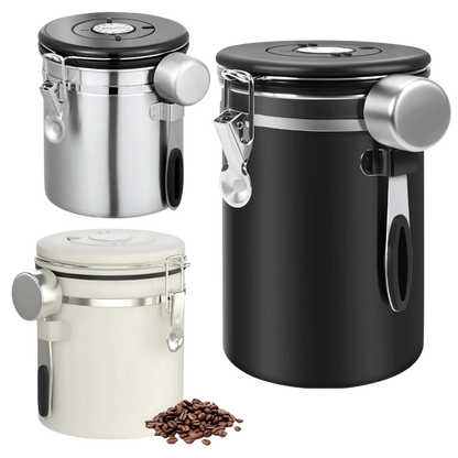 Stainless Steel Food Storage Jar – Vacuum Sealed